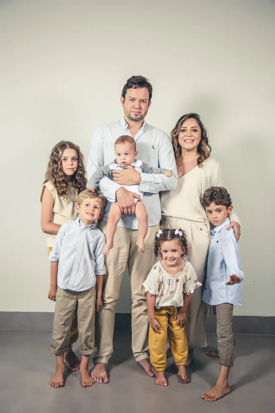 Pâmela Arumaa com sua família
