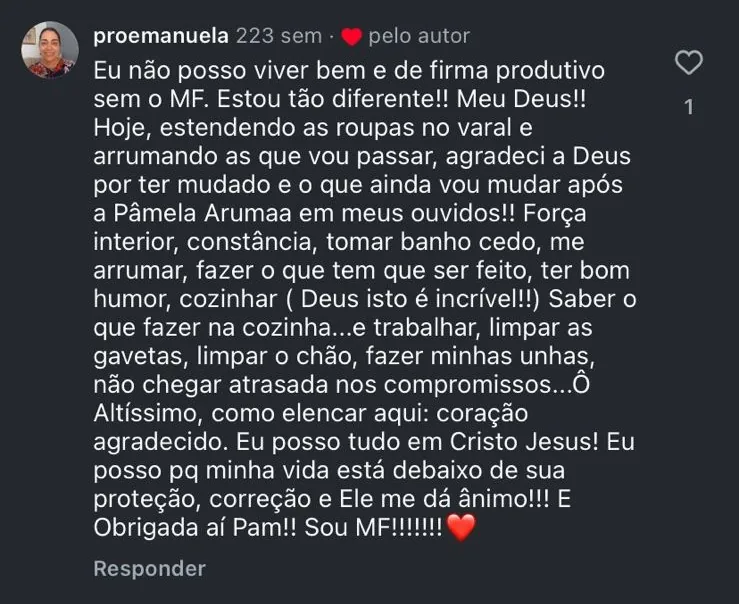 Depoimento de Emanuela